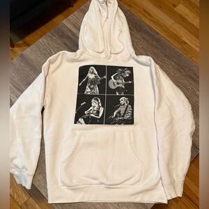 Official Taylor Swift "The Eras Tour" white hoodie. Medium. Like new condition.